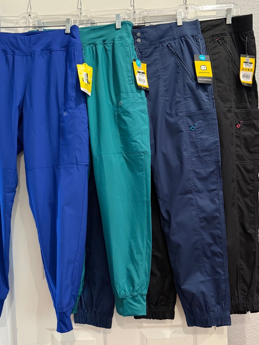 NWT Bundle Lot of 4 Women's Size Large Wonder Wink Scrub Jogger Pants
